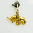 Pendentif Eléphant Or Jaune