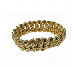 Bracelet Or Maille Américaine