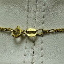 Collier Or Jaune avec Pierres Rouges