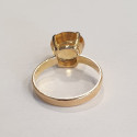 Bague Or avec Citrine