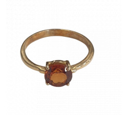 Bague Or avec Citrine