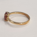 Bague Or avec Citrine