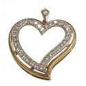 Pendentif Coeur avec Diamants