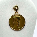 Pendentif Or avec vierge Marie