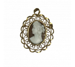 Pendentif Camée Or