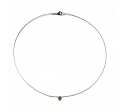 Collier Câble avec Diamant 0,10ct