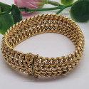 Bracelet Or Maille Américaine