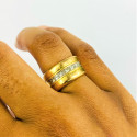 Bague en Or jaune avec Diamants