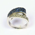 Bague Saphirs et Diamants