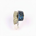 Bague Saphirs et Diamants