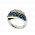 Bague Saphirs et Diamants