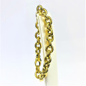 Bracelet maille Forçat Or jaune