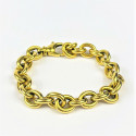 Bracelet maille Forçat Or jaune