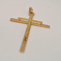 Pendentif Croix Or Jaune