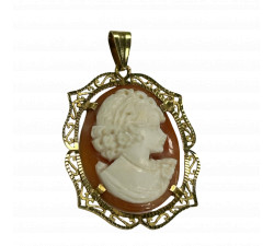 Pendentif Or Jaune avec Camée