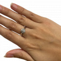 Bague Or avec Diamant Solitaire 0,15ct