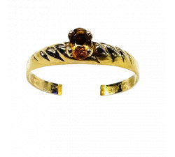 Bague Or avec Citrine