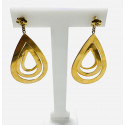 Boucles d'Oreille Pendantes Or Jaune