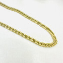 Collier Or Jaune Maille Américaine