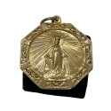 Médaille Or avec Christ