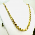 Collier Or Maille Corde