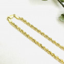 Collier Or Maille Corde