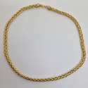 Collier Or Maille Palmier