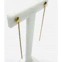 Boucles d'Oreille Pendantes Or Jaune