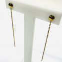 Boucles d'Oreille Pendantes Or Jaune