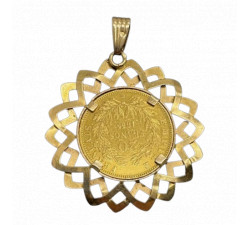 Pendentif avec Pièce 20 francs Napoléon III