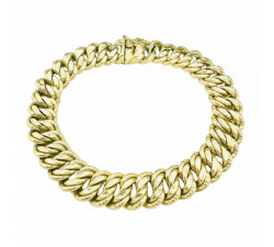 Bracelet Or Maille Américaine