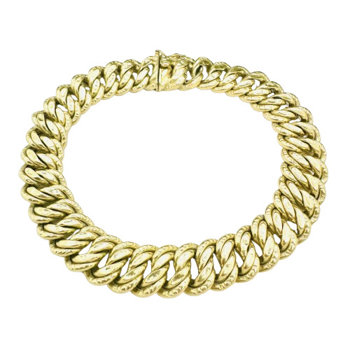 Bracelet Or Maille Américaine