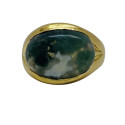 Bague Or avec Pierre de Jade