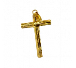 Pendentif Croix Or Jaune