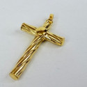 Pendentif Croix Or Jaune