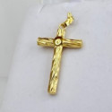 Pendentif Croix Or Jaune