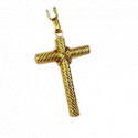 Pendentif Croix Or Jaune