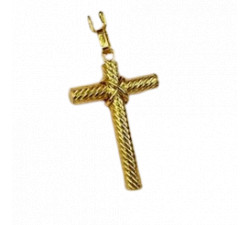 Pendentif Croix Or Jaune