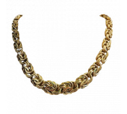 Collier Or Jaune Maille Royale