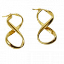 Boucles d'Oreille Infini Or Jaune