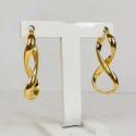 Boucles d'Oreille Infini Or Jaune