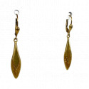 Boucles d'Oreille Or Jaune Pendantes