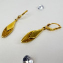 Boucles d'Oreille Or Jaune Pendantes