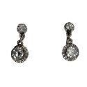 Boucles Dormeuses Or avec Diamants