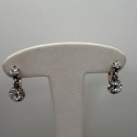 Boucles Dormeuses Or avec Diamants