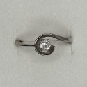 Bague Or avec Diamant Solitaire 0,20ct