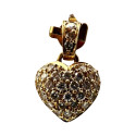 Pendentif Coeur avec Diamants