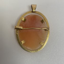 Pendentif/ Broche Or avec Camée