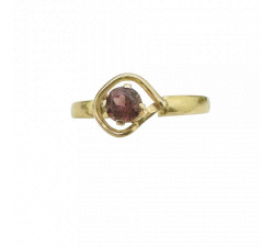 Bague Or avec Pierre Rose