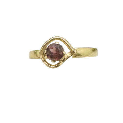 Bague Or avec Pierre Rose